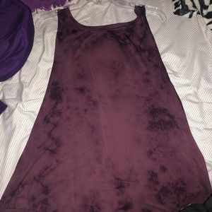 Purple tie dye soft and sexy tank